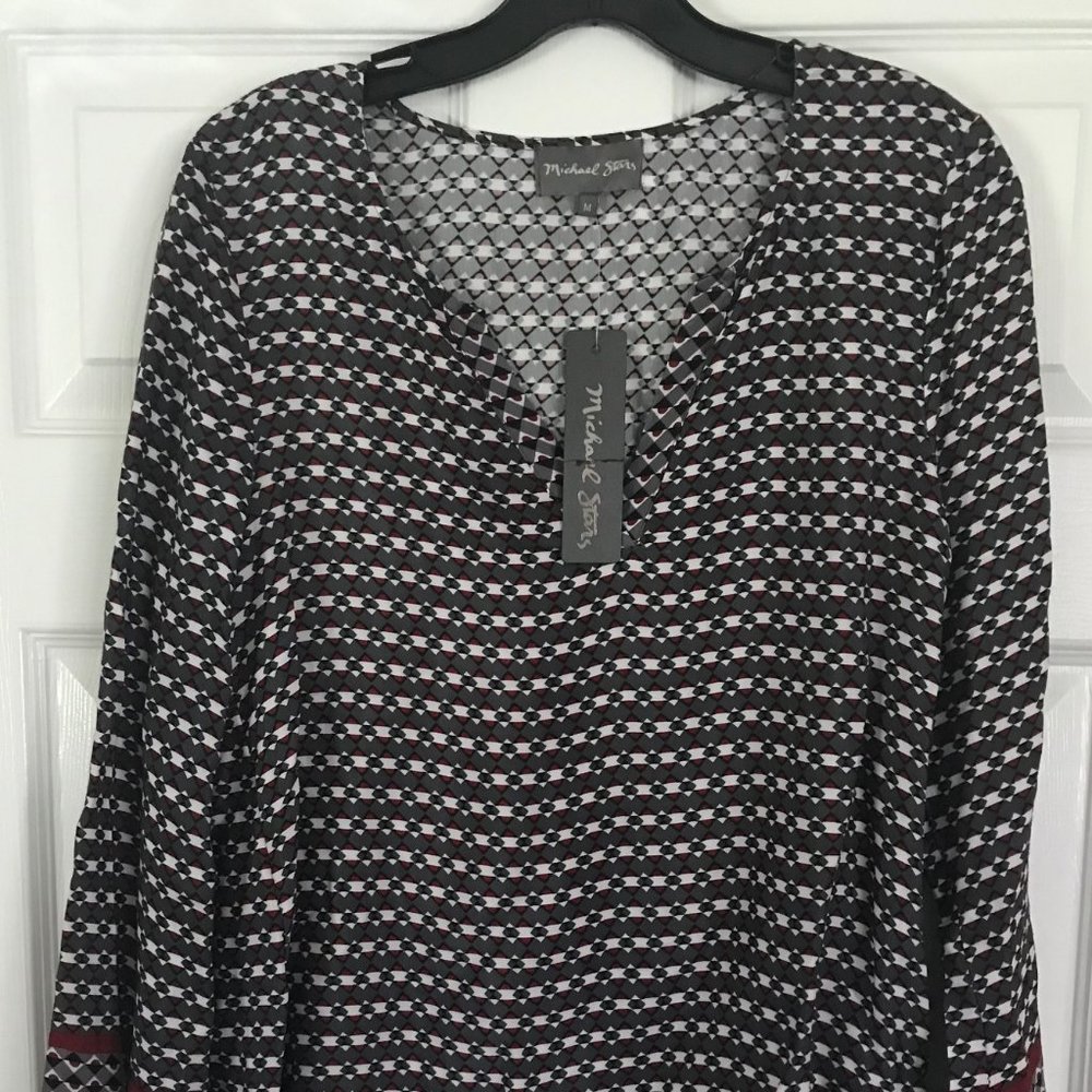 Michael Stars Bell Sleeve Womens Tunic  Medium